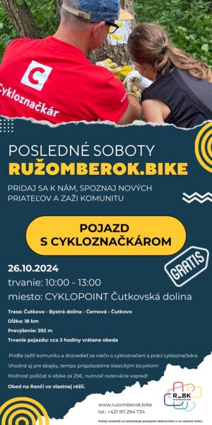 Pojazd s cykloznackarom