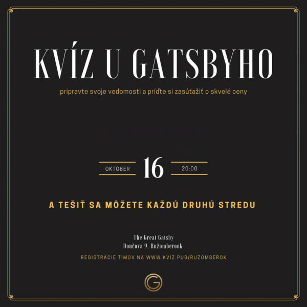 Kviz u Gatsbyho