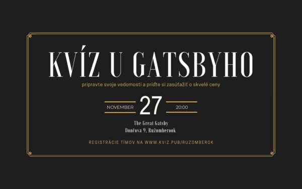 Kviz u Gatsbyho 2