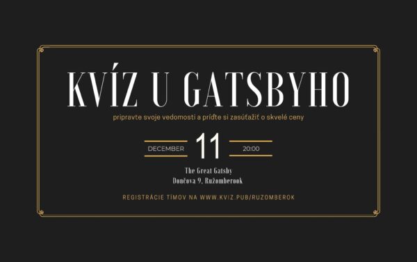 Kviz u Gatsbyho 3