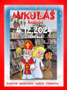 Mikulas v kniznici