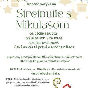 Stretnutie s Mikulasom Ivachnova