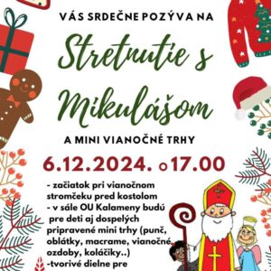 Stretnutie s Mikulasom Kalameny