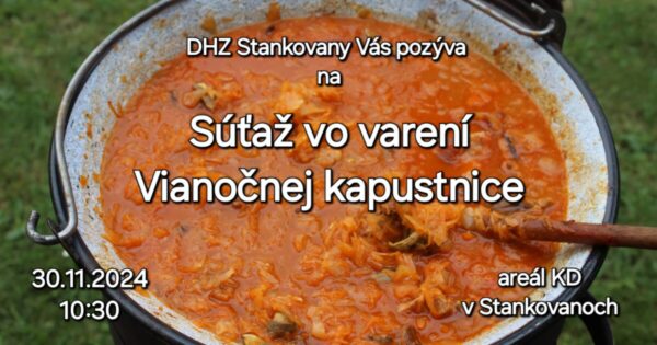 Sutaz vo vareni vianocnej kapustnice Stankovany