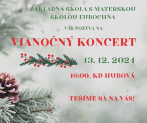 Vianocny koncert ZS Lubochna