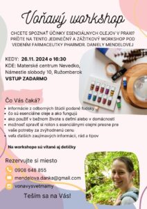 Vonavy workshop