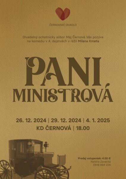 Pani ministrova