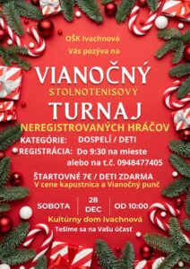 Vianocny stolnotenisovy turnaj