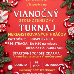 Vianocny stolnotenisovy turnaj