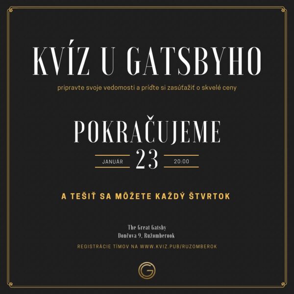 Kviz u Gatsbyho