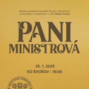 Pani ministrova