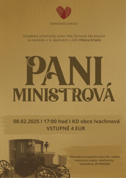 Pani ministrova