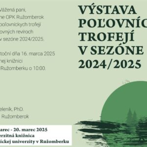 Vystava polovnickych trofeji